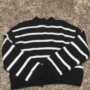 art class Black and White Striped Sweater